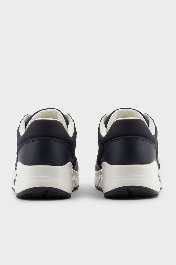 Armani Exchage Logolu Kalın Taban Sneaker Ayakkabı Erkek AYAKKABI XUX239 XV909 U385 - 5