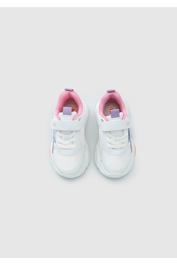 Beyaz Kız Çocuk Sneaker - 5