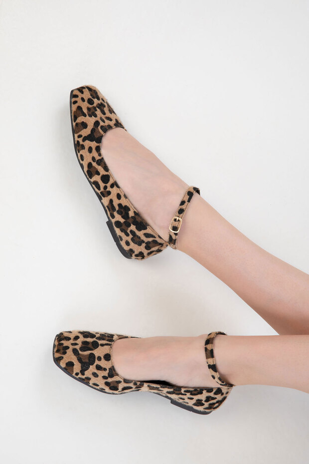 18890 leopárd női balerinák - 1