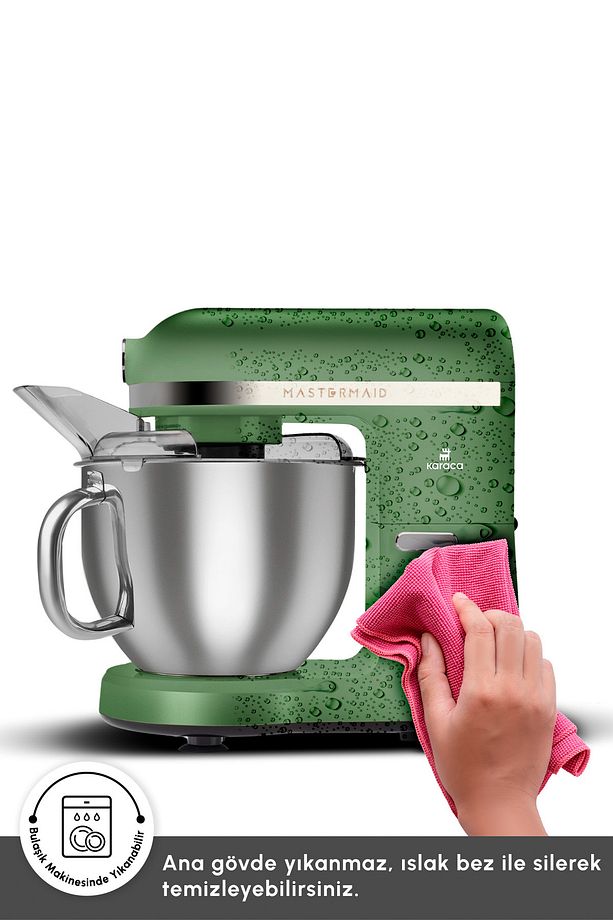 Mastermaid Chef Pro Çift Kollu 1750W Stand Mikser Emerald Green - 5