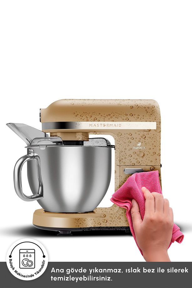 Mastermaid Chef Pro Çift Kollu Stand Mikser Mineral Gold 1750w - 5
