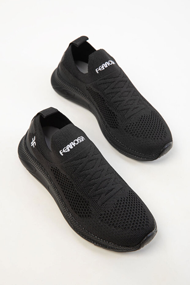 Schwarzer Kinder-Sneaker 20505 - 2