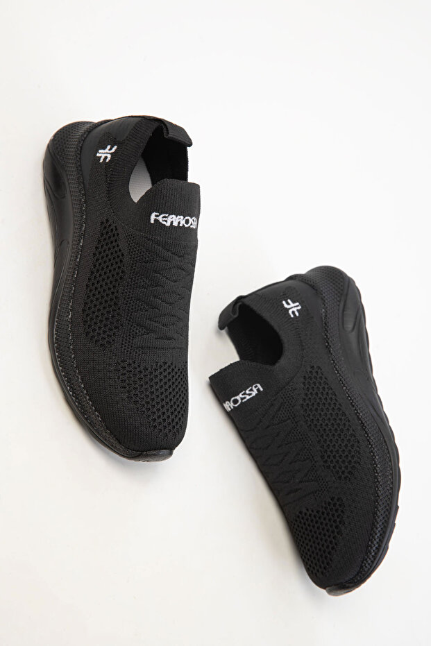 Schwarzer Kinder-Sneaker 20505 - 1