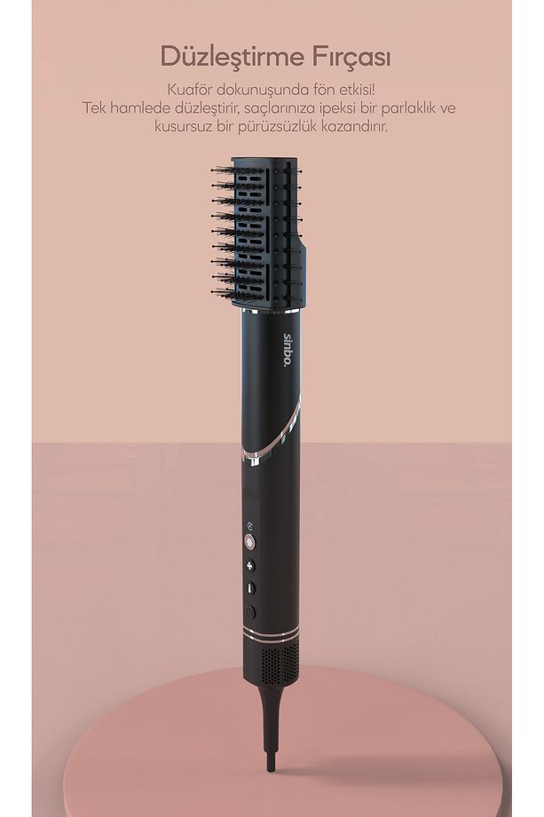 Shd-1720 - Volumair 5 In 1 Bldc Katlanabilir Air Saç Kurutma Ve Şekillendirici Siyah - 5