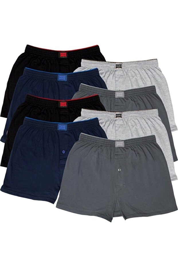 Mr 8-Pack Waist Towel Men's Boxers (gray-black-navy-graphite)