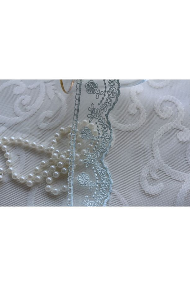 Efsane Güpür Dantel Mavi -8f0017 - 3