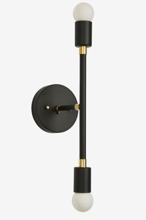 Nida 2`li Siyah Gold Aplik - 1