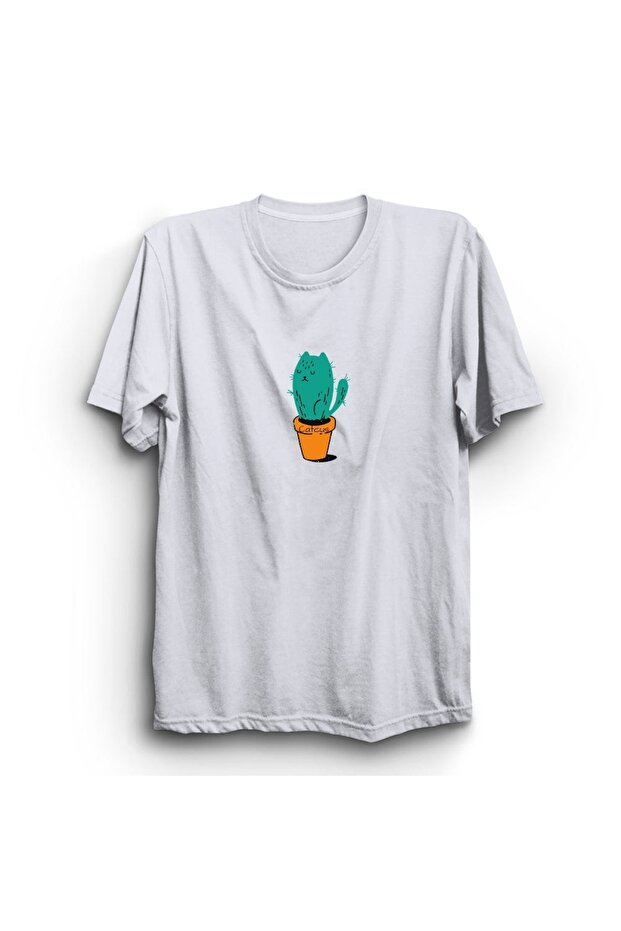 تي شيرت Catcus، Cactus، Cat، Cat، Cactus