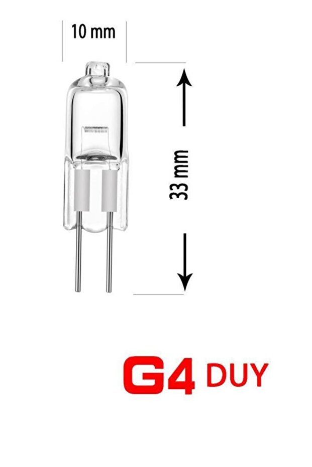 64415s10w Iğne Ayak Dimlenebilir Kapsül Halojen Ampul Sarı G4 Duy - 3