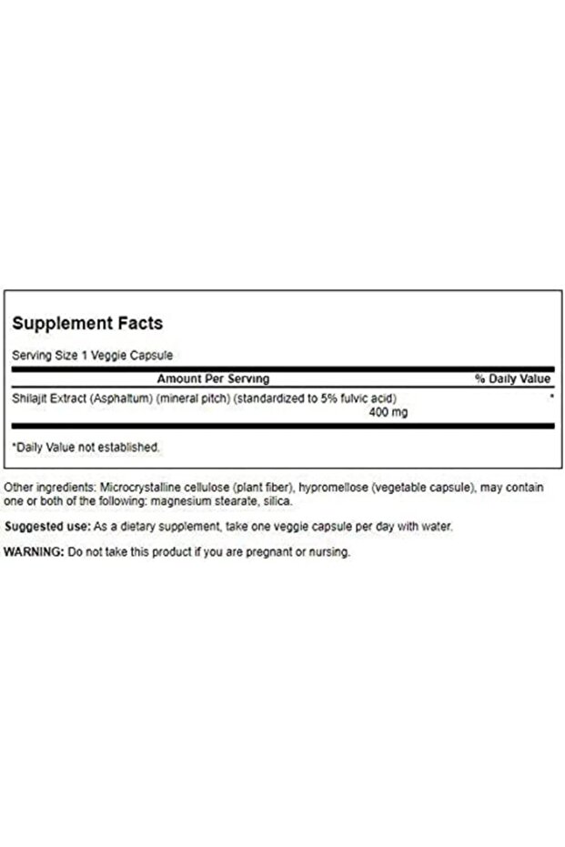 Shilajit Özü 400 Mg 60 Tab. - 3