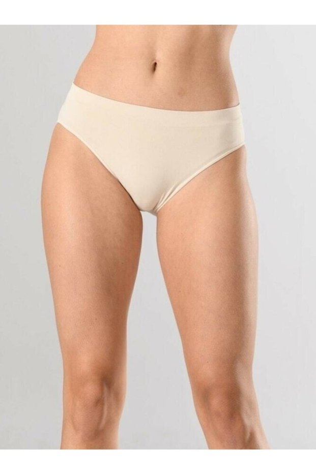 Women's Skin Color Wide Brim Slip Panties