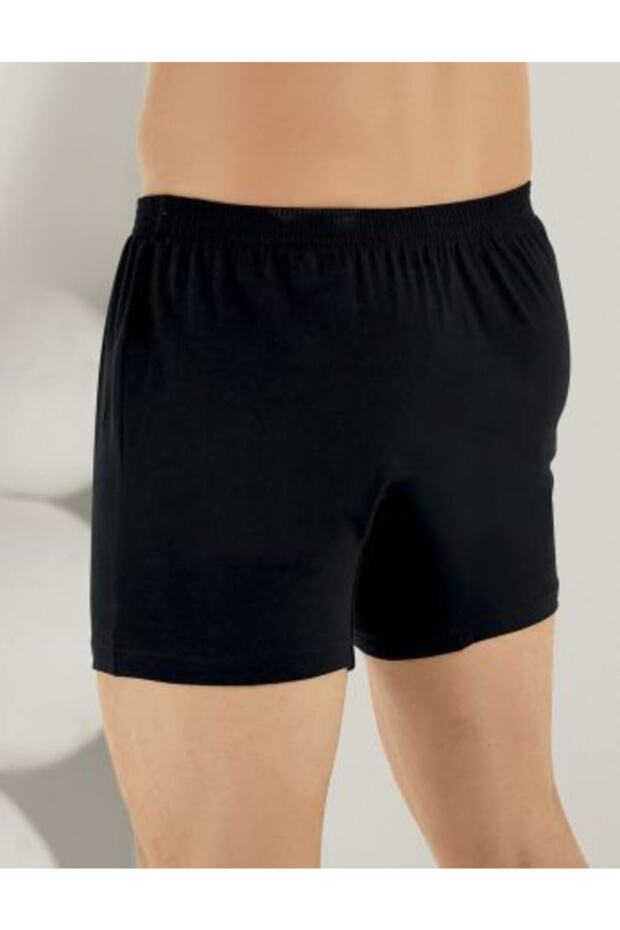 Men's Buttoned Combed Cotton Boxer 3 Pack E10 - 2