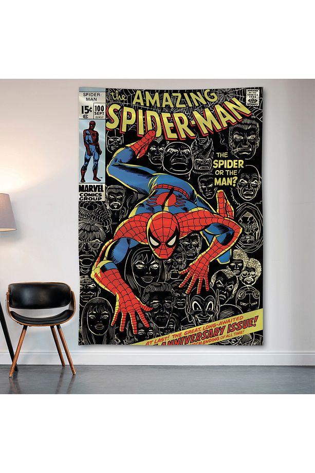 The Amazing Spider-Man Duvar Örtüsü Duvar Halısı Birinci Kalite Saten Kumaş Poster - 2