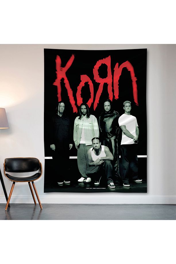 Korn Duvar Örtüsü Duvar Halısı Birinci Kalite Saten Kumaş Poster - 2