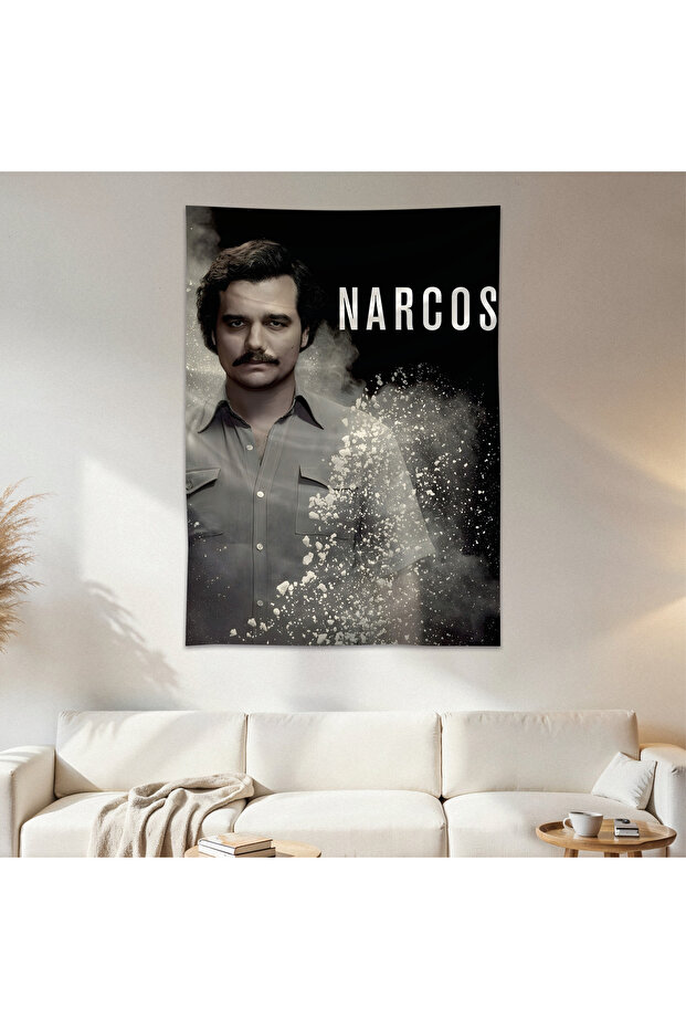 Narcos Wall Covering Wall Carpet First Quality Satin Fabric Poster