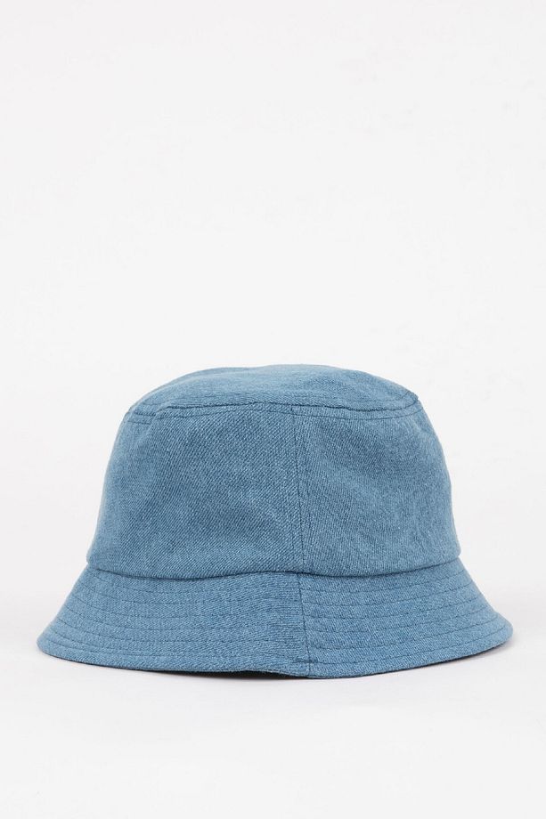 Erkek Çocuk Etiket Baskılı Jean Bucket Şapka B7890A824SM - 3