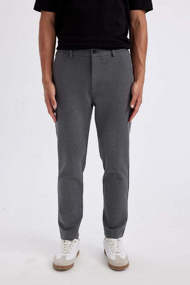 Kumaş Pantolon Tailored Regular Fit Normal Kesim Basic Düz Cepli Düz Paça D3707ax24au - 5