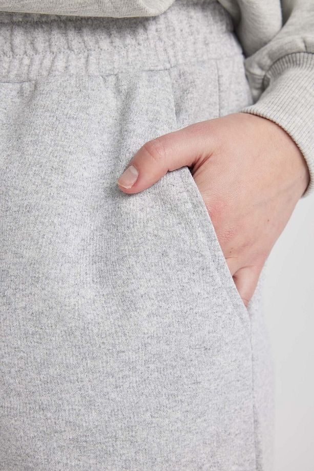 Standart Boy Beli Paçası Lastikli Basic Düz Jogger Eşofman Altı U3491az24sp - 5