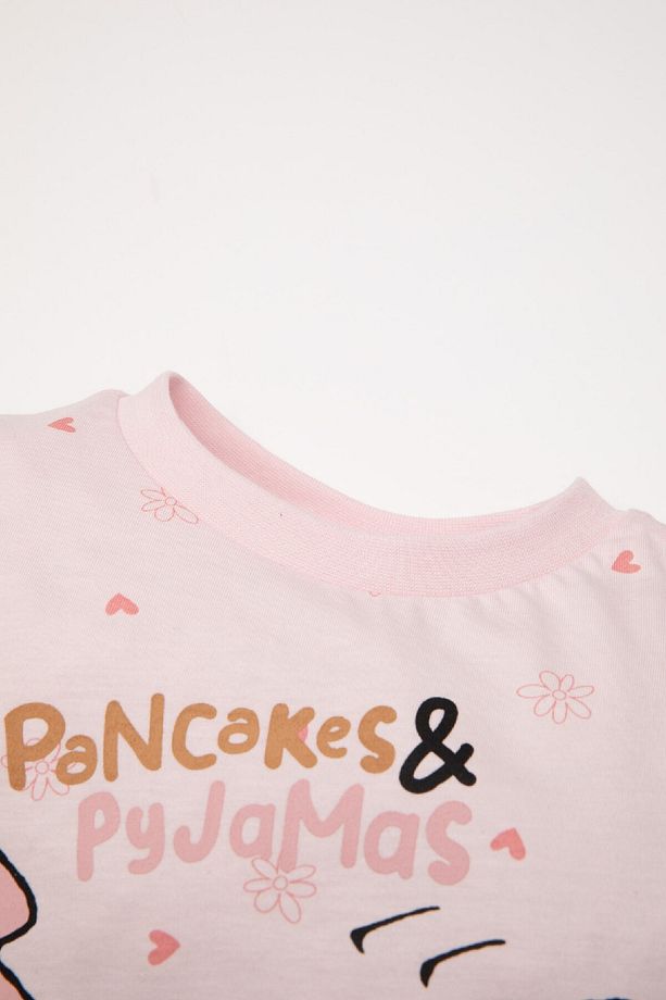 Kız Bebek Pijama Takımı Snoopy Penye Uzun Kollu Üst Uzun Alt D3618a524wn - 3