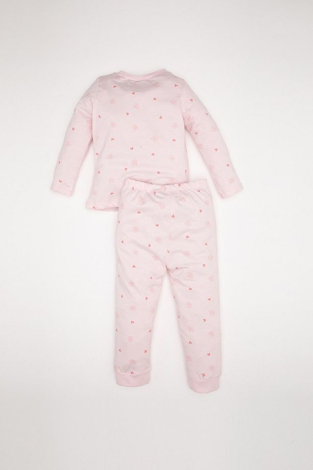 Kız Bebek Pijama Takımı Snoopy Penye Uzun Kollu Üst Uzun Alt D3618a524wn - 5