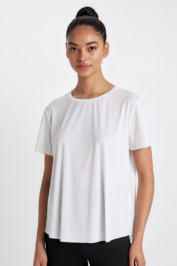 DeFactoFit Standart Fit Bisiklet Yaka Sporcu Kısa Kollu Tişört D0639AX24AU - 1