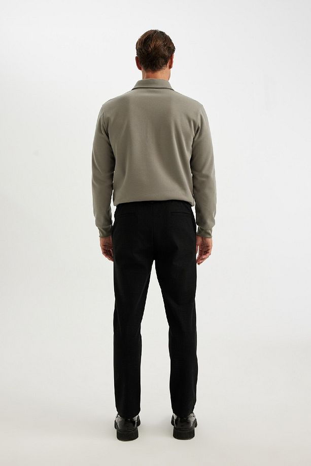 Kumaş Pantolon Tailored Regular Fit Basic Düz Cepli Düz Paça D3707ax24au - 6
