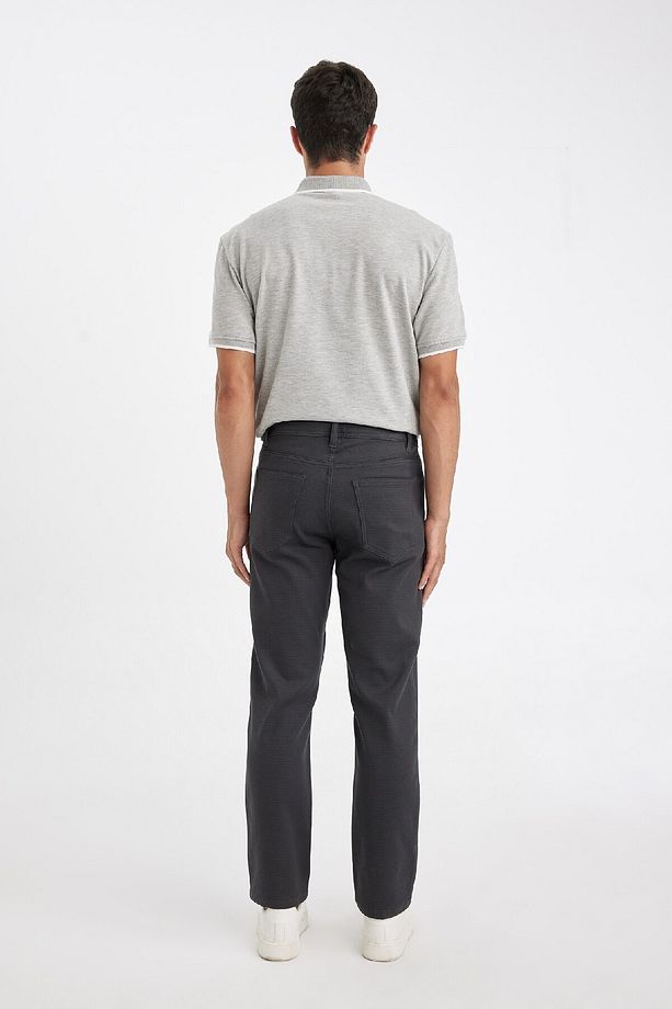 Regular Fit Normal Kesim Pantolon Düz Paça Cepli Basic Düz D1049ax24wn - 8