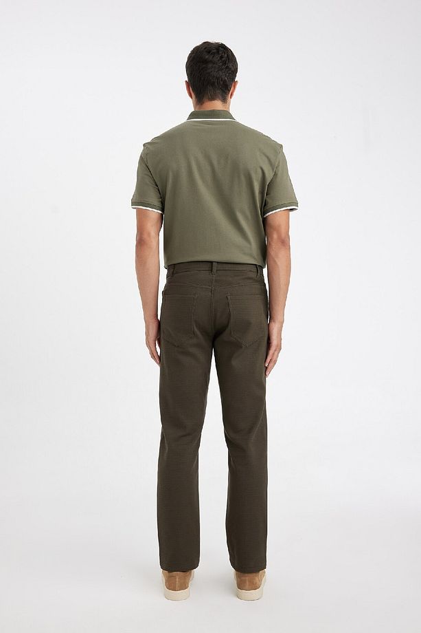 Regular Fit Normal Kesim Pantolon Düz Paça Cepli Basic Düz D1049ax24wn - 6