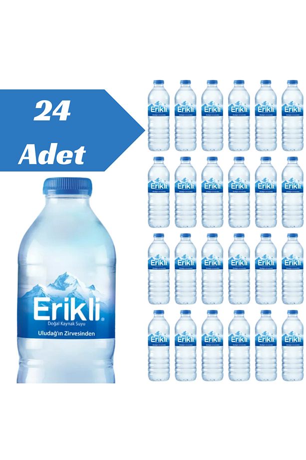 ERİKLİ DOĞAL KAYNAK SUYU 0,50 LT PET SU X 24 ADET - 1