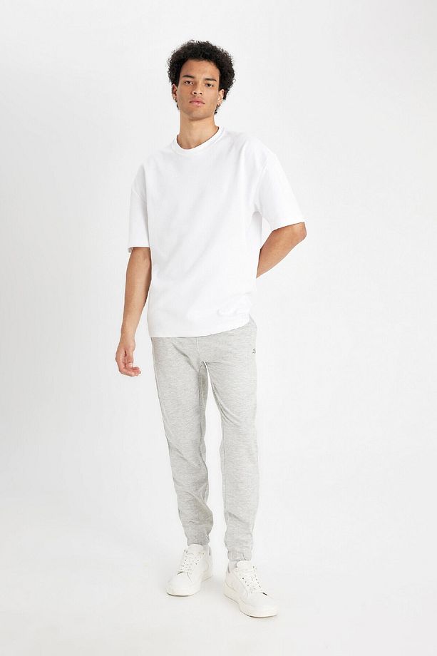Regular Fit Eşofman Altı Cepli Basic Düz Beli Bağcıklı Lastikli Paça D4416ax24au - 2