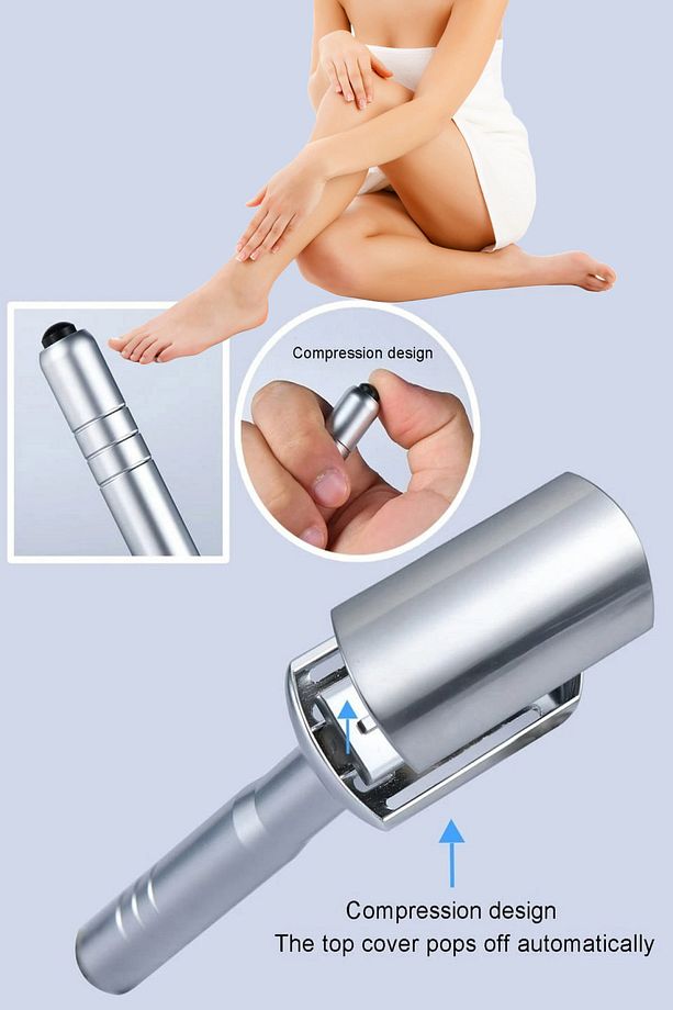 Q17 Ayarlanabilir Full Metal Tıraş Makinesi + 5 Adet Yaprak Jilet - 8