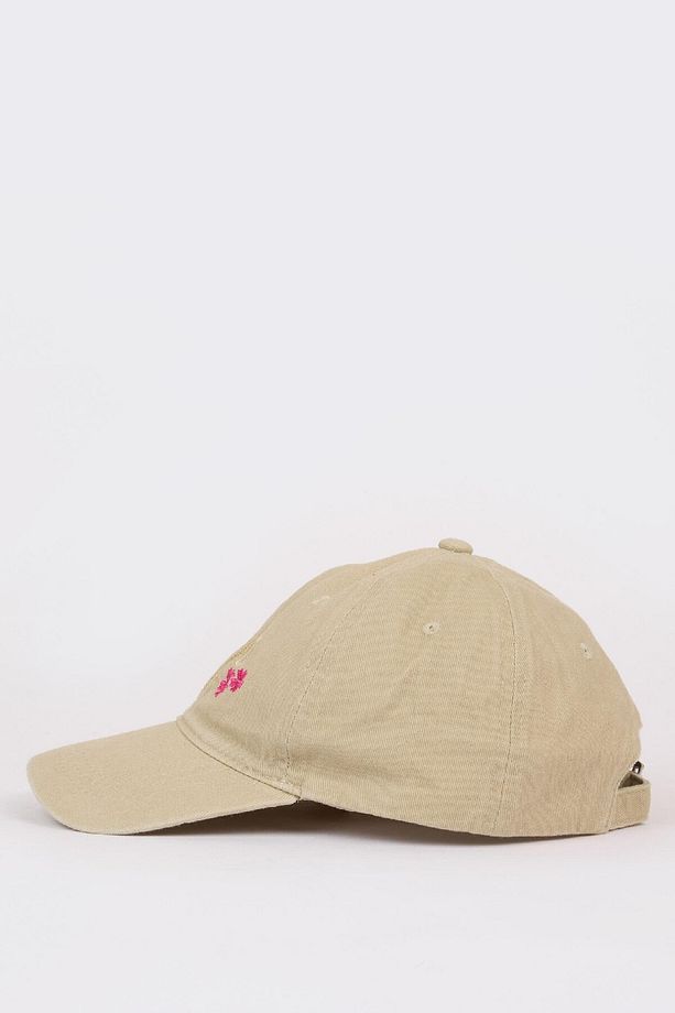 Kız Çocuk Nakışlı Pamuklu Cap Şapka D5321A825SM - 4