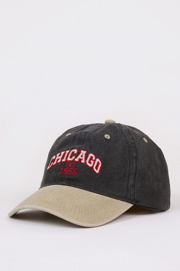 Erkek Çocuk Nakışlı Jean Cap Şapka D5315a825sm - 1