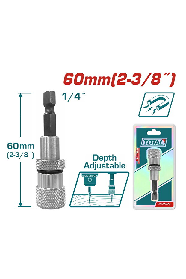 حبة راس دريل 60mm - 2