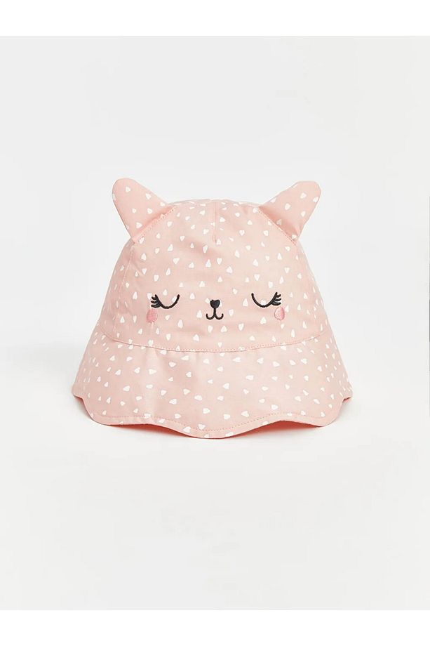 LCW baby Kulak Detaylı Kız Bebek Bucket Şapka - 1