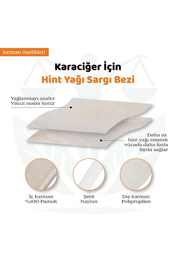Karaciğer Sargı Bezi 100 ml Hint Yağı (HEXANSIZ) - 3