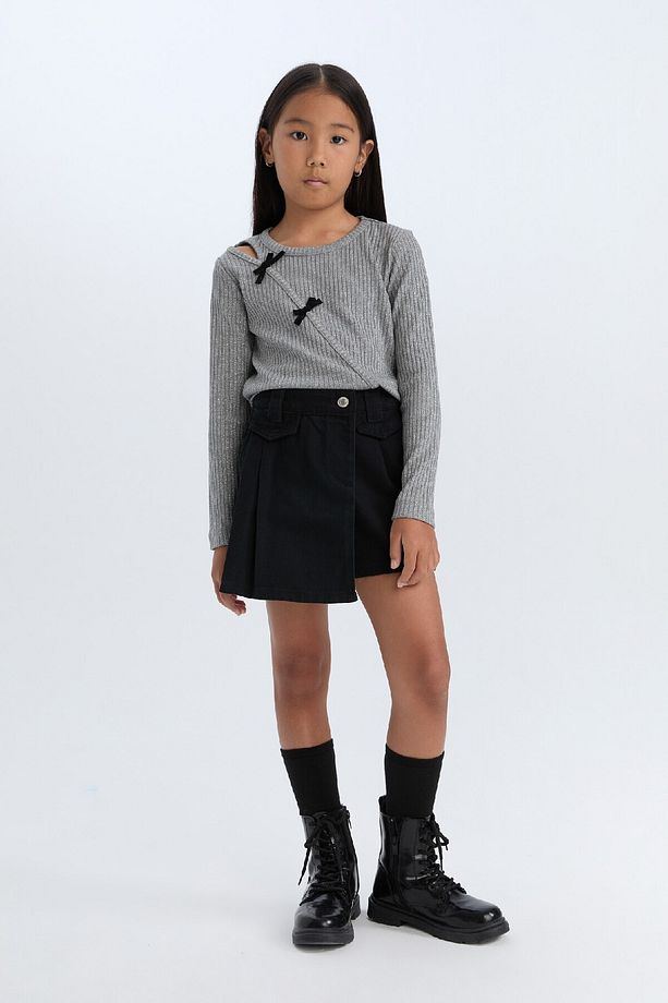 Kız Çocuk Gabardin Şort Etek D5239a824wn - 3
