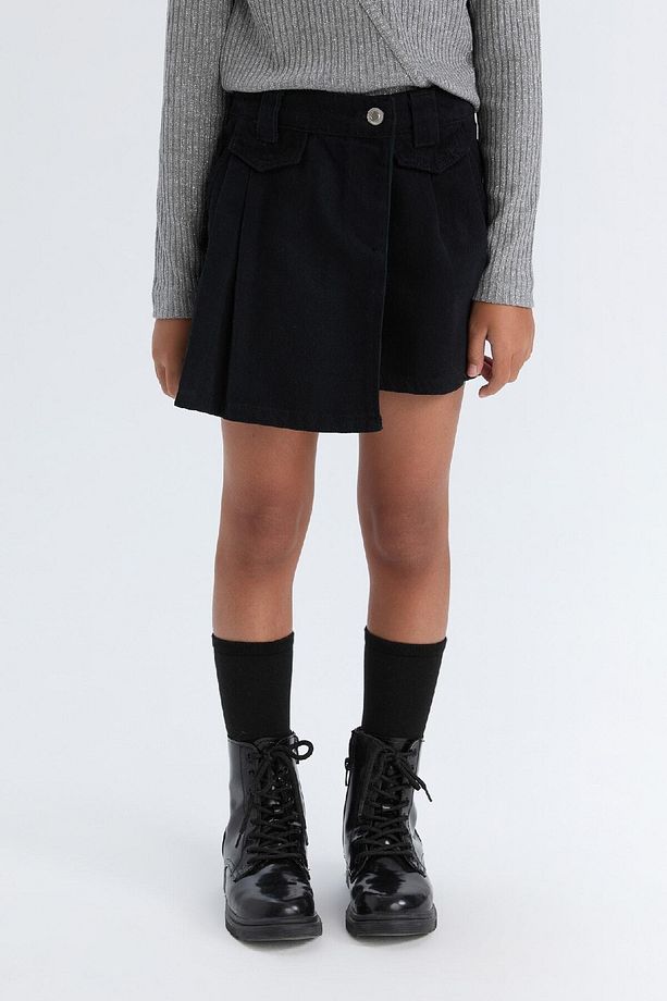 Kız Çocuk Gabardin Şort Etek D5239a824wn - 1