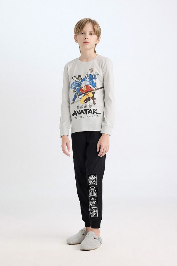 Erkek Çocuk Pijama Takımı Avatar The Last Airbender Uzun Kollu Üst Uzun Alt D3625a824wn - 2