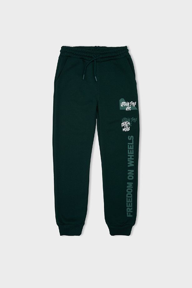 Erkek Çocuk Regular Fit Kalın Sweatshirt Kumaşı Pantolon D4441A8NS - 1