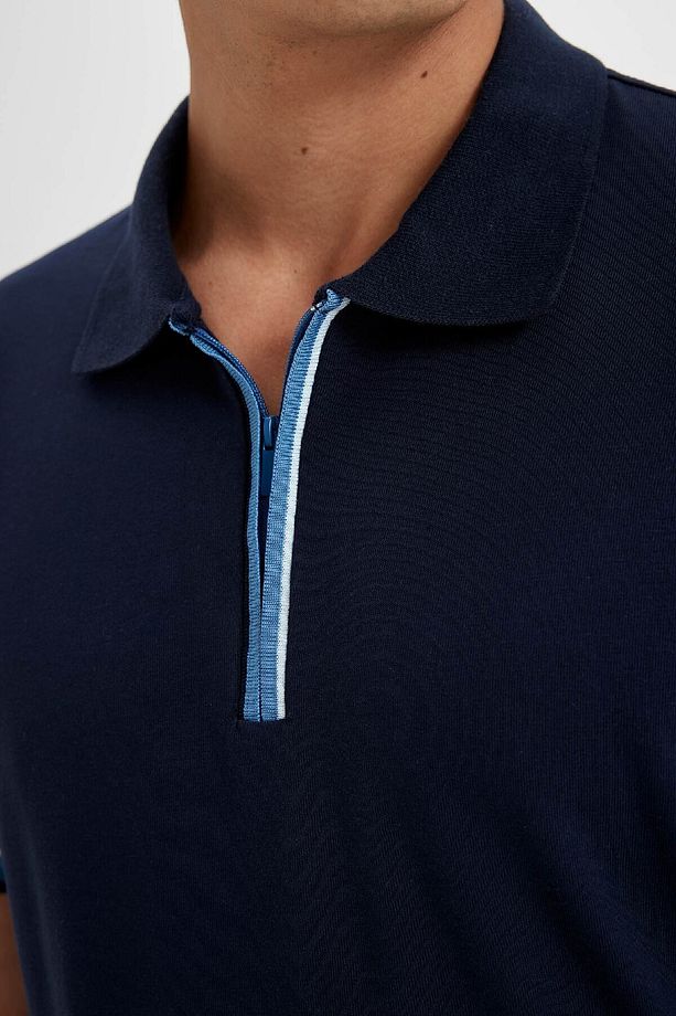 New Regular Fit Polo Yaka Kısa Kollu Tişört D6000ax24sm - 5
