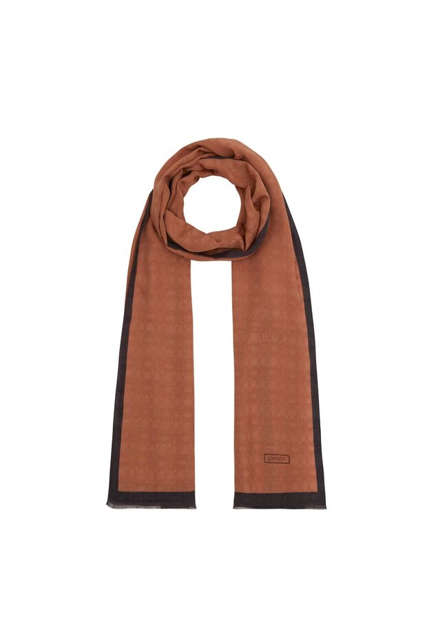 Monogram Şal - Bakır - 1