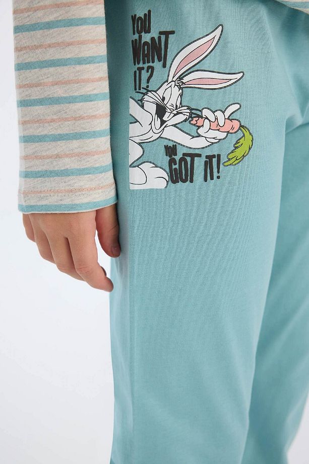 Kız Çocuk Pijama Takımı Looney Tunes Uzun Kollu Üst Uzun Alt D6062a824au - 5