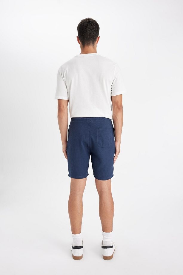 Relax Fit Cepli Pamuklu Basic Düz Şort Y3437az24sm - 6
