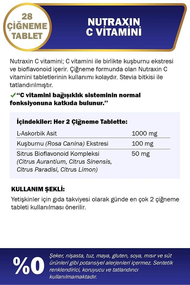 Vitamin C 28 Çiğneme Tableti - 8