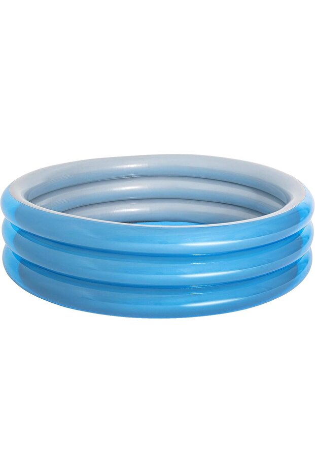 Bestway Inflatable Big Metallic 3-Ring Pool 2.01mx 53cm Assorted - 1 Piece