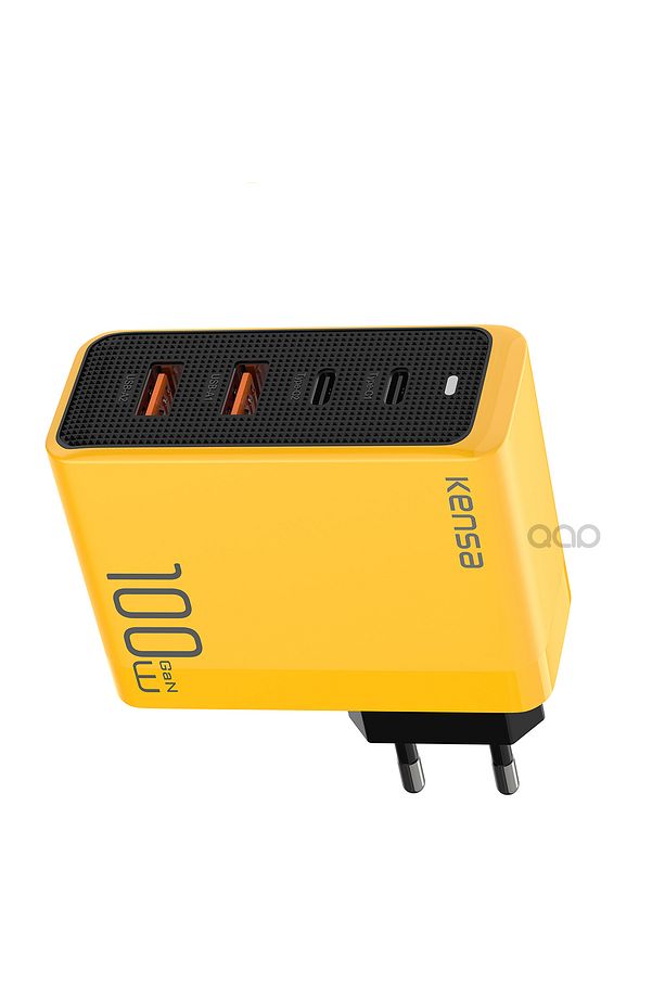 100W Gan3 Turbo Hızlı Şarj Cihazı Type-C QC PD 2xUsb-C 1xUsb-A (Gerçek 100 Watt) - 6