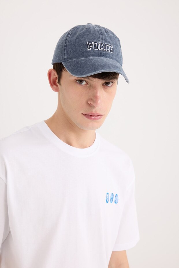 Unisex Embroidered Jean Baseball Basketball Cap B8003Ax25Sm