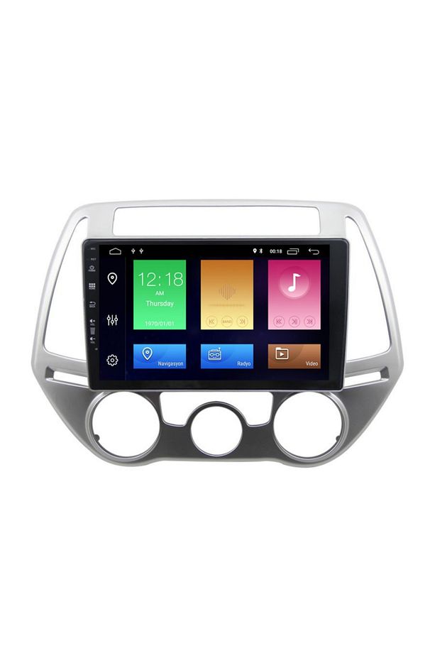 İ20 Uyumlu Araç Multimedya Android Ekran Radyo Navigasyon Double Oem Teyp 2+16 NAV-9917 uyumlu - 1