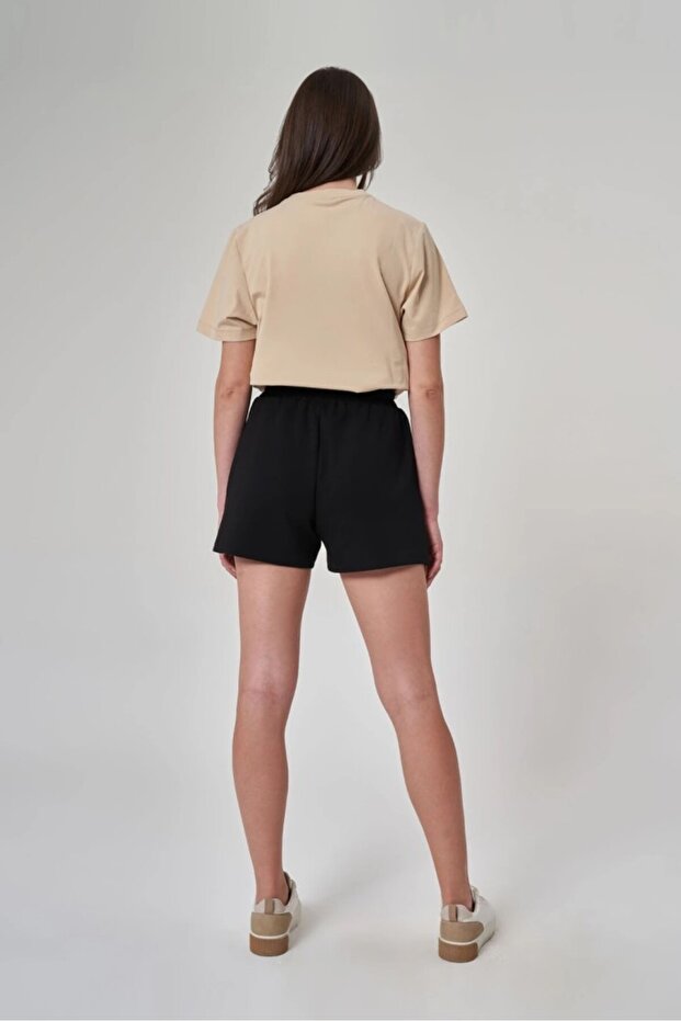 Kadın Siyah Şort 1523105 - 5